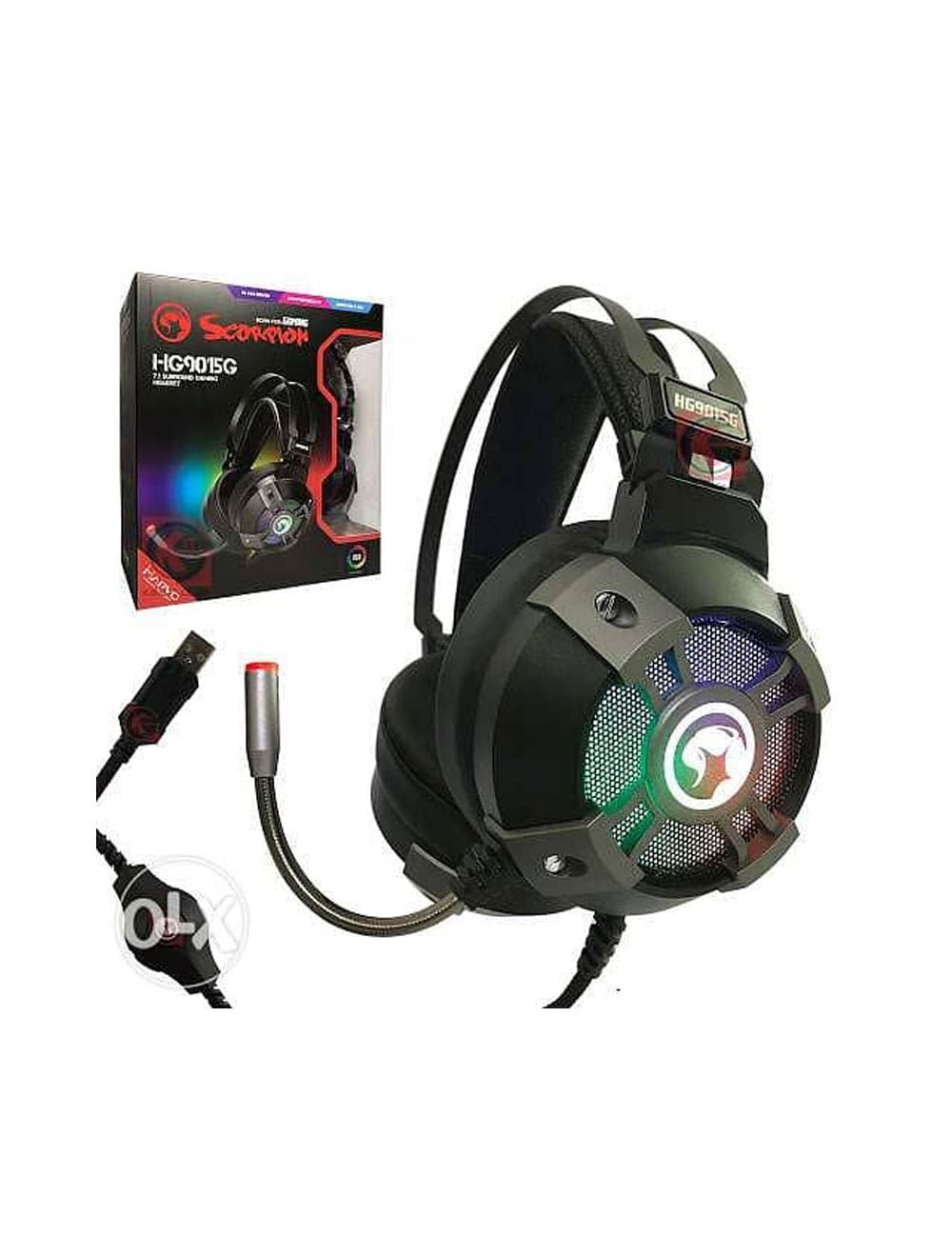Marvo Virtual Surround Sound Headset Marvo Scorpion HG9067 Tactic