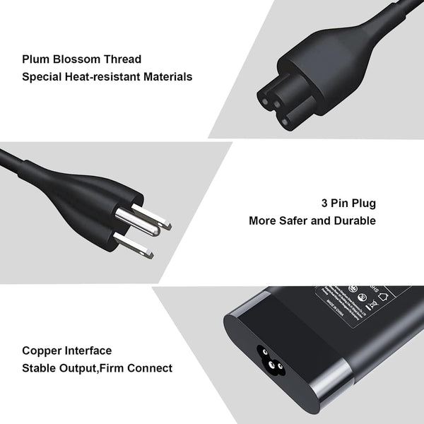 AC Adapter 150W HP Charger for HP OMEN 15 17, for HP ZBook 15 G3 G4 G5 G6/Studio G3 G4 G5 G6, for HP Pavilion Gaming 15 17 Laptop Charger Power Supply Cord TPN-CA11 TPN-DA03 TPN-DA09