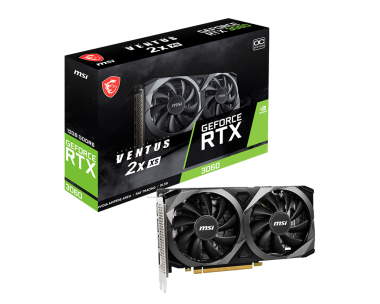 Graphic Card MSI GEFORCE RTX 3060 VENTUS 2X 12G OC