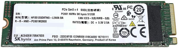 import HARD SSD 512G M.2