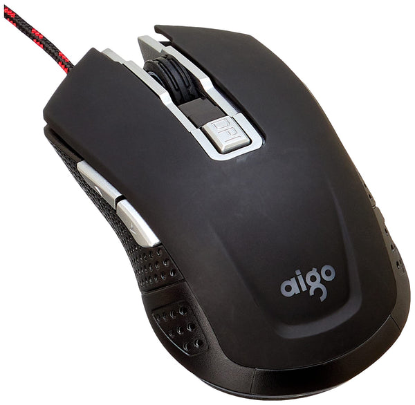 Aigo Programable Usb Gaming Rgb Led Light Mouse - Q63