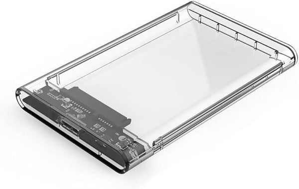 RACK USB3.0/2.0 HDD Enclosure 2.5in, Transparent