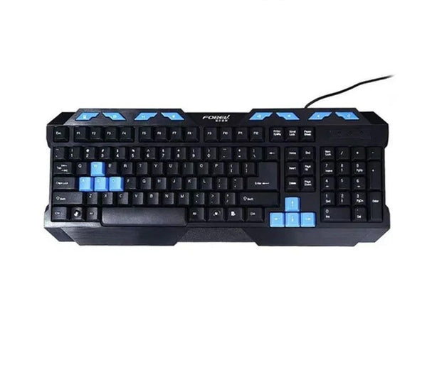 Forev Fv-237 Multimedia Gaming Keyboard, Black