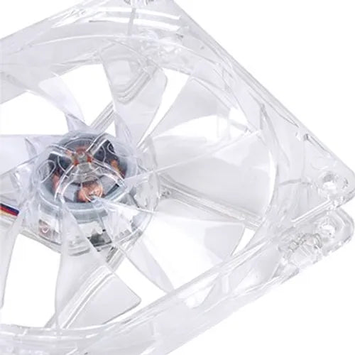 Pure12 LED/Fan/120mm/1000rpm/Transparent/LED Red