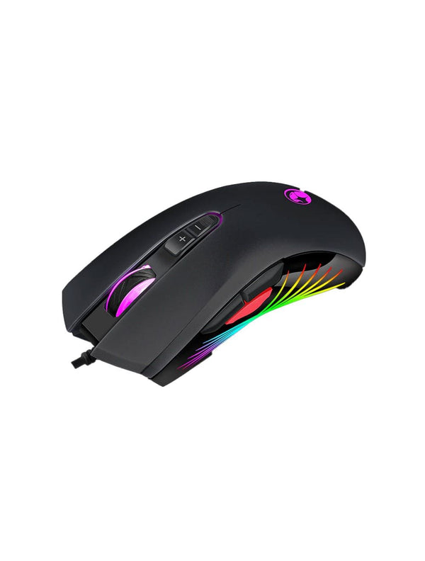 Marvo Gaming Mouse M519 With RGB Lighting 12000 DPI Optical Sensor - Black