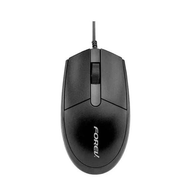 Forev FV-132 Optical Wired Office Mouse – Black