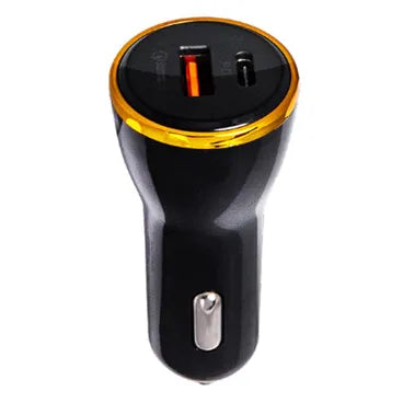 LAVVENTO (MP318) Ultra-Fast  Car Charger with Type-C -18W - Black شاحن سيارة